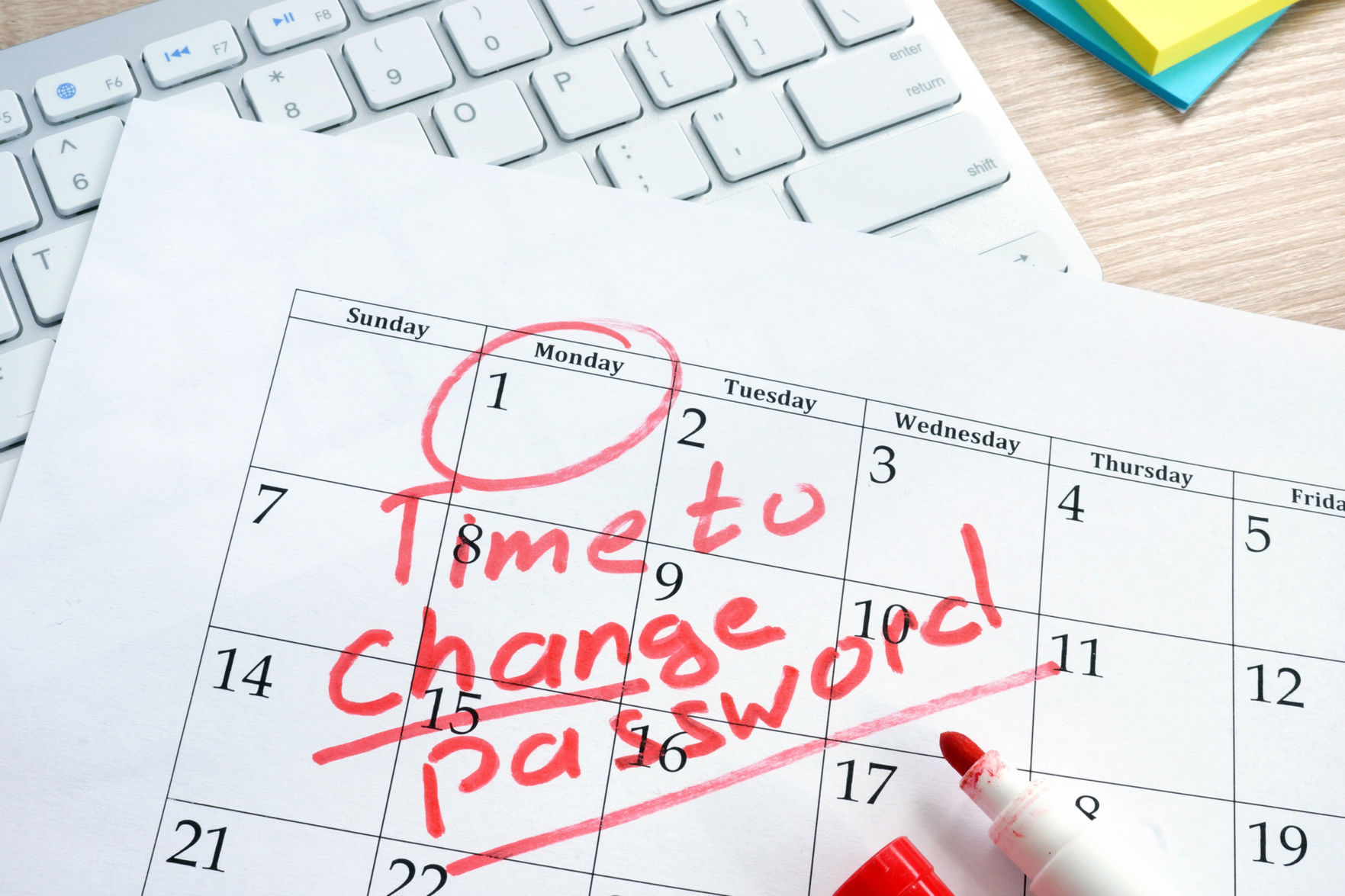 4. Change your password often